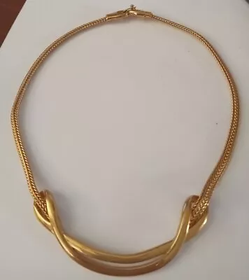 Monet Necklace Gold Tone • $1.25