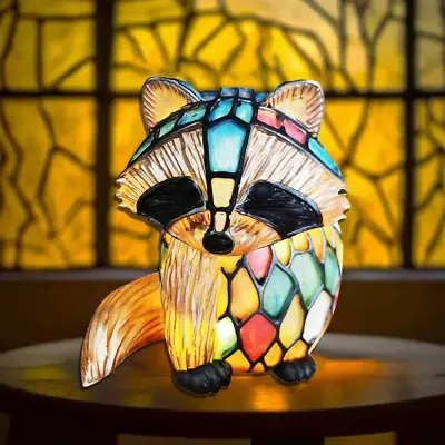 Animal  Table  Lamp   Retro  Painting  Table  Lamp   Bohemian  Resin  Decorati • $38.27