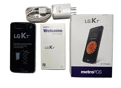 Lg K7 (lgm330) - 8gb Silver Smartphone - Metro Pcs Only - Mint - Free Shipping • $97