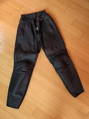 Dainese Women Leather Motorcycle Pants Protective Gear Italian Size 46 (M) Black • $275