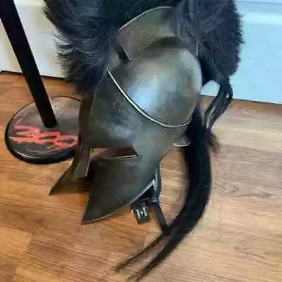 Spartan Helmet |300 Roman Helmet| Silver Ancient King Leonidas Authentic Frank • $81