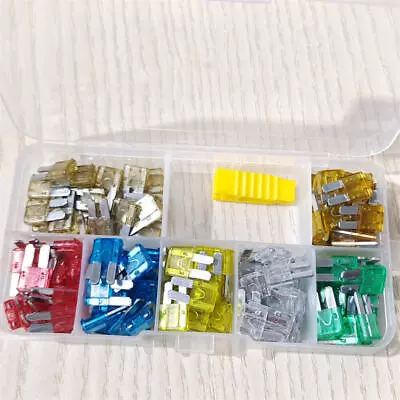 140 Pcs Micro 2 Fuses Blade Fuse Kit Automotive Commercial Assorted With Puller • $13.95