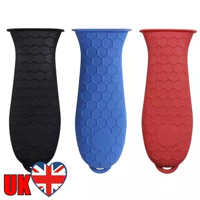Anti-Hot Pot Handle Grip Cover Case Honeycomb Skillet Frying Pan Holder Covers • £3.83