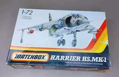 Matchbox Harrier HS. MK-1.  1-72 Scale Open Model Kit Damaged Decals • $9.99