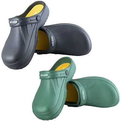 Woodside Men’s/Women’s Slip On Garden Clog Mule Work Shoes • £9.99