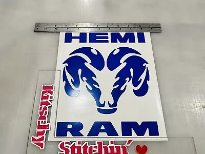 TWO Badass Hemi Ram Truck Vinyl Decal Many Sizes & Colors Available & FREE Ship • $11.15