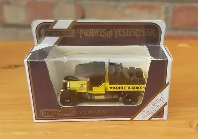 Matchbox Models Of Yesteryear Y-13 1918 CROSSLEY KOHLE & KOKS COAL LORRY Ltd Ed • £5.99