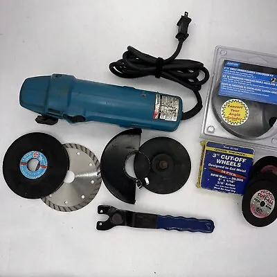 Makita N9514B Corded Electric 4  Angle Grinder With Accessories • $39.99