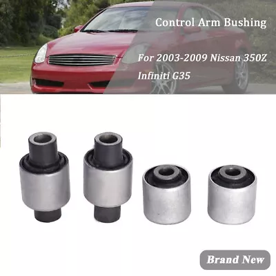 4Pc Front Lower Control Arm Bushing Set For 2003-2009 Nissan 350Z Infiniti G35 • $32.90