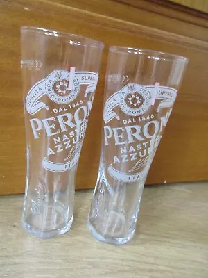 2   Peroni Half Pint Glasses Unused • £5.85