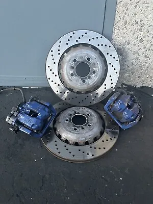 Bmw F10 M5 Rear Brake Calipers + F/R Rotors W/pads • $500