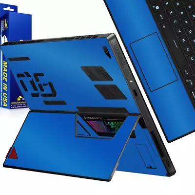 Armorsuit MilitaryShield Matte Blue Metallic Skin Wrap Film ASUS ROG Flow Z13 • $9.95