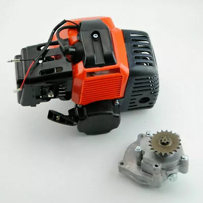 49CC 2 Stroke Engine Motor + Gearbox FOR Mini Pocket Quad Dirt Bike ATV Go Kart • $159.18