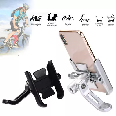 Aluminum Motorcycle Mirror Mount Cell Phone Holder For Harley-Davidson Touring • $16