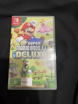 New Super Mario Bros U Deluxe Nintendo Switch Game • $58