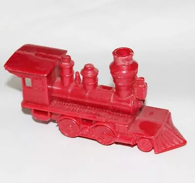 Vintage Hard Plastic El Mar Elmar Red Steam Engine Locomotive Toy Train Whistle • $9.99