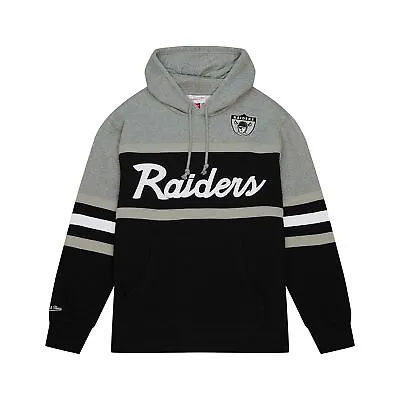 NWT Oakland Raiders Mitchell & Ness Head Coach Pullover Hoodie $110 • $75