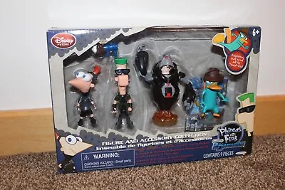 $64.99 • Buy Phineas And Ferb RARE 4 Figure Set Agent P, Normbot 2nd Dimension NEW