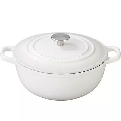 Enameled Cast Iron Dutch Oven Pot With Lid For Bread Baking Enameled Bread O... • $70.61