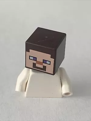 LEGO Minifigure Head (1pc) 19729pb002 Modified Cube Minecraft (Steve) • $0.99