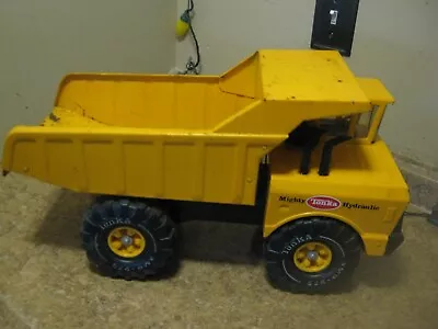 70s Mighty Tonka Hydraulic Dump Truck RARE Color Orange All Original & Complete • $45