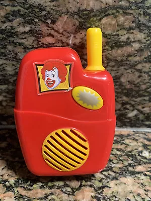 2004 McDONALDS Drive Thru WALKIE-TALKIE Works Play Food Toys • $16.99