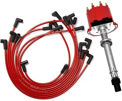 SBC BBC EFI TBI Distributor & Spark Plug Wire For GMC CHEVY Pick-up 87-97 Camaro • $82.99