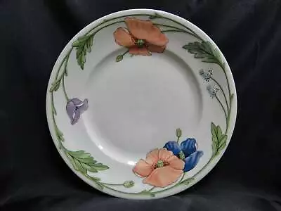 Villeroy & Boch Amapola Blue & Orange Flowers: Dinner Plate (s) 10 1/2  • $49.99