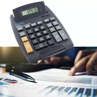 £4.45 • Buy JUMBO DEKSTOP 8 Digit CALCULATOR Large Button Solar Battery Backup Office School