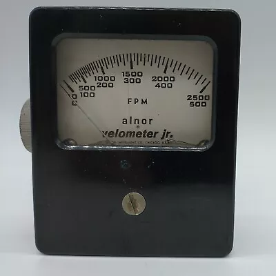 Vintage Alnor Velometer Jr. Air Velocity Meter 0-800FPM Type 8100 - Untested • $40