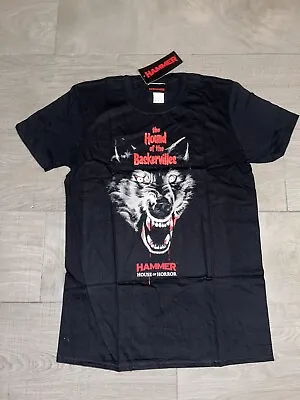Official Hammer House Of Horror The Hound Of The Baskervilles T Shirt Size Small • £7.99