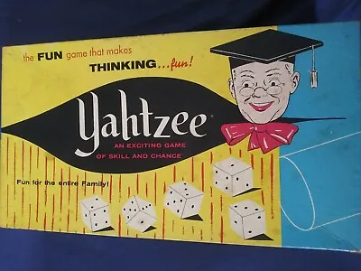 Vintage 1961 Original Yahtzee Board Game No. 950  • $39.99