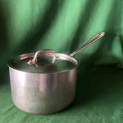 Vintage All Clad Master Chef Metal Crafters 4qt  Saucepan W/lid Rare • $35