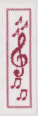 £6.75 • Buy Cross Stitch Kit - Musical Notes Bookmark