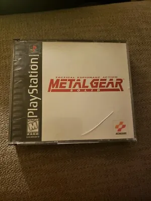 Metal Gear Solid (Sony PlayStation 1 1999) CIB PS1 With Manual And Both Discs • $48.95