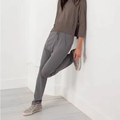 $100 • Buy Annette Gortz Womens Alia Grey Knit Jogger Pants Size Small