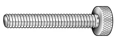 Zoro Select Z2375 Thumb Screw #10-24 Thread Size Round Plain 18-8 Stainless • $4.19