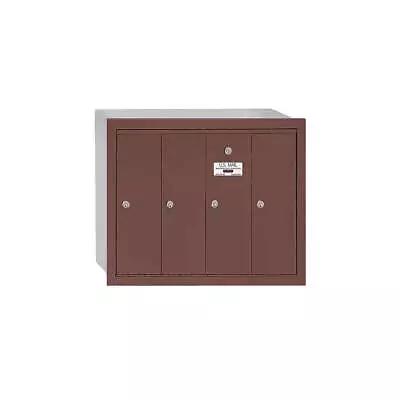 SALSBURY INDUSTRIES 3504ZRU Vertical Mailbox4 DoorsBronze 3YNW3 SALSBURY INDUS • $490.38