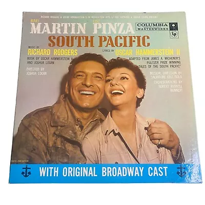 Martin Pinza South Pacific Original Broadway Cast Vinyl LP • $7