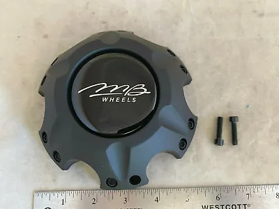 MB Motorsports VORTEX Wheels Black Wheel Rim Hub 6 Lug Cover Center Cap BC-820 • $59