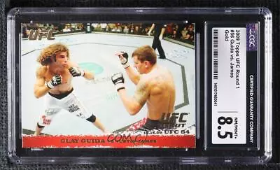 2009 Topps UFC Round 1 Gold Clay Guida Justin James Vs #56 CGC 8.5 Rookie RC • $18.65
