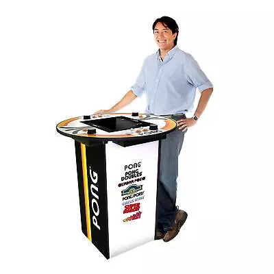 4 Player Multi-Game Arcade Pub Table - Includes 8 Classic Arcade Spinner Games • $849.01