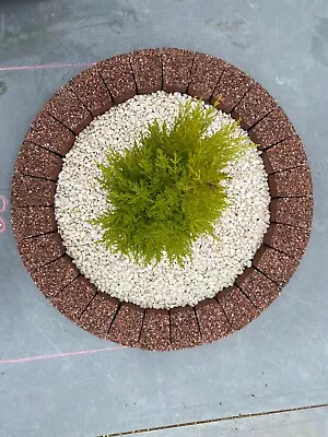 80 Cm Circle Tree Flower Surround Grass Border Granite Edging Border Stones • £85