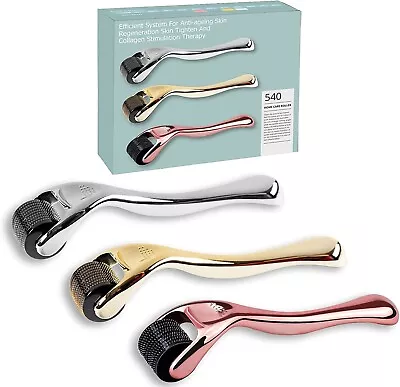 $52.84 • Buy Derma Roller Cosmetic Skin Micro Needling Kit For Face Wrinkles Anti-Aging GIFT