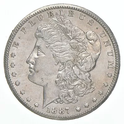 AU+ 1887-S Morgan Silver Dollar • $89.95