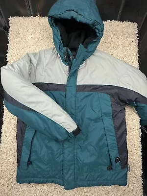 Pacific Trail Boys Puffer Jacket Blue XL 18/20 Full Zip L/S Quilted Lining • $17.81