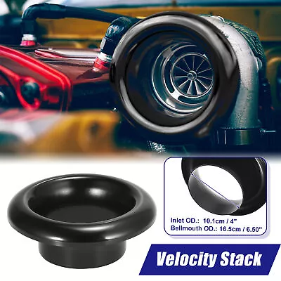 4  Inlet Car Bellmouth Velocity Stack Adapter Air Intake Turbo Horn Replacement • $23.99