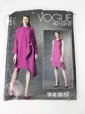 Vogue R10977 Tom & Linda Platt Designer Dress Pattern Sizes B5 8-16 Uncut FF • $13.99