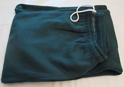 Men Sweatpants XL Pluma Brand Forest Green 2 Pockets Drawstring 80/20 Cotton/Pol • $6.97