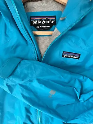 Patagonia H2No Rain Shadow Waterproof Shell Rain Jacket Full Zip Blue Women’s XS • $79.99